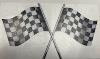 Double Checkered Flag Decal