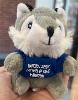 Plush Key Chain- Wolf