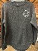 Women's Weekend Fleece Crewneck Sweatshirt- Black Leopard
