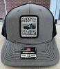 Richardson 112 trucker Hat- Heather Grey/Black