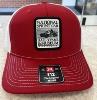 Richardson 112 Trucker Hat - Red/white