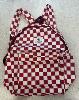 Back Pack- RED & White