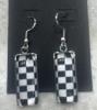 Rectangle checkered Earrings