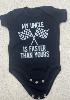 My Uncle is Faster Than Yours- Black Onsie