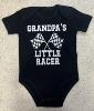 Grandpa's Little Racer- Black Onsie