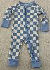 Blue & White checkered Jumpsuit