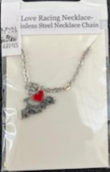 I love Racing Necklace
