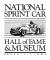 National Sprint Car Hall of Fame Decal - Black