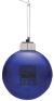Blue Light Up Glass Ornament