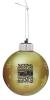 Gold Light Up Glass Ornament