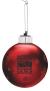 Red Glass Light Up Ornament