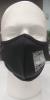 Black 3-Ply Face Mask with Logo