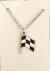 Single Checkered Flag Necklace