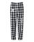 Men's Black Frost Night Checkered Lounge Pants