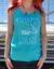 Tahiti Blue Racerback Tank