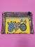Peace, Love, Racing - Leopard & Sunflowers Small Cosmetics Clutch