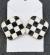 Square checkered earrings