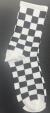 White Checkered Socks
