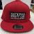 New Era Flat Bill Snap back Cap- Red