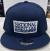 New Era Flat Bill Snap back Cap-Navy