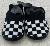Baby Shoes- Black & White Checkered