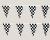 Checkered Pennant String