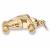 Gold Plated Non-Winged sprint car charm